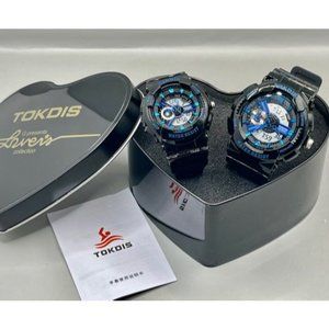 TWO New Watches  FREE DISPLAY CASE